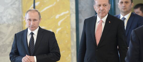 Vladimir Putin i Redžep Tajip Erdogan - Sputnik Srbija