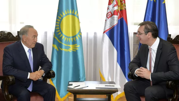 Александар Вучић и Нурсултан Назарбајев - Sputnik Србија