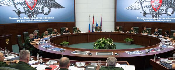 Sednica kolegijuma Ministarstva odbrane Rusije Sednica kolegijuma Ministarstva odbrane Rusije - Sputnik Srbija