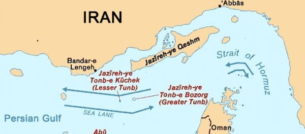 Ормуски пролаз - мапа - Sputnik Србија