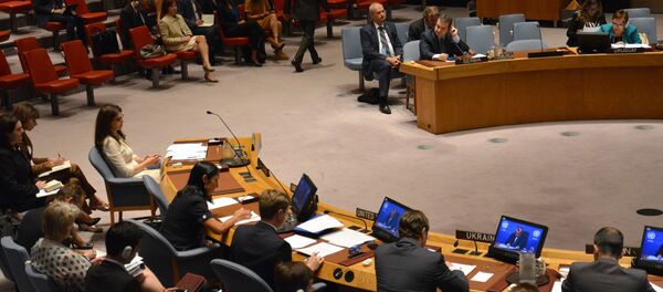 Министар спољних послова Србије Ивица Дачић на седници Савета безбедности УН Министар спољних послова Србије Ивица Дачић на седници Савета безбедности УН - Sputnik Србија