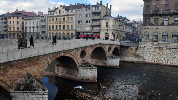 Латинска ћуприја (Принципов мост) у Сарајеву, БиХ - Sputnik Србија