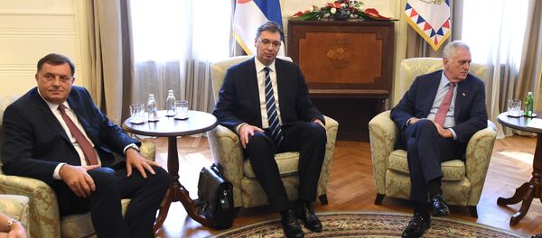 Милорад Додик, Александар Вучић и Томислав Николић - Sputnik Србија