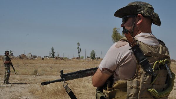 Deveta brigada kurdskih pešmegri na bojištu u Siriji - Sputnik Srbija