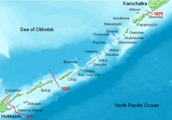 Kurilska ostrva i istorijske granice Rusije i Japana Kurilska ostrva i istorijske granice Rusije i Japana - Sputnik Srbija