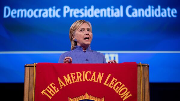 Hilari Klinton tokom predizborne kampanje u Sinsinatiju. - Sputnik Srbija