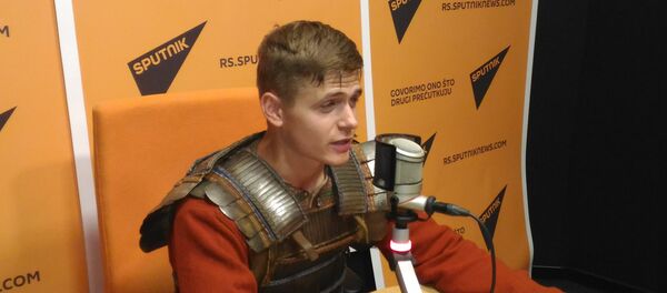 Руски витез Сергеј Симуњин, члан историјско-научног клуба из града Брјанска Руски витез Сергеј Симуњин, члан историјско-научног клуба из града Брјанска - Sputnik Србија