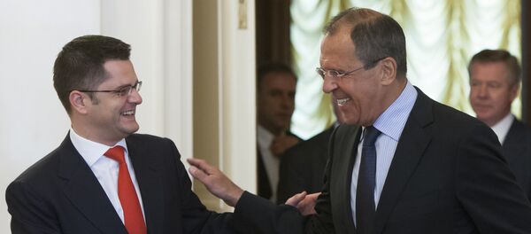 Сергеј Лавров и Вук Јеремић - Sputnik Србија