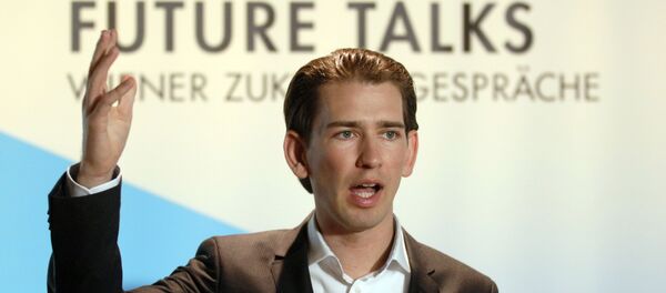 Ministar inostranih poslova Austrije Sebastijan Kurc - Sputnik Srbija