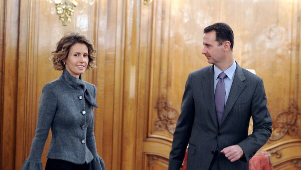 Bašar i Asma Asad - Sputnik Srbija