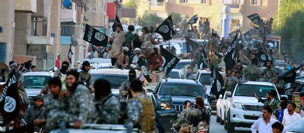 Терористи ДАЕШ-а у граду Рака, Сирија - Sputnik Србија