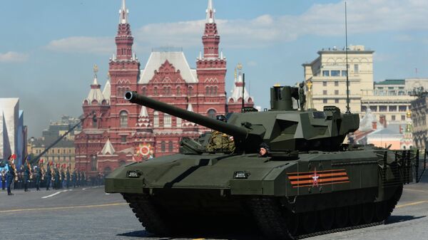 Тенк Т-14 Армата на војној паради за Дан победе - Sputnik Србија