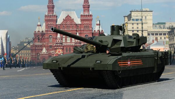 Tenk T-14 Armata na vojnoj paradi za Dan pobede  - Sputnik Srbija