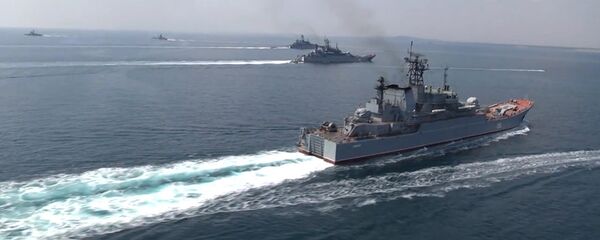 Црноморска флота и Каспијска флотила учествују у стратешким командно-штабним војним вежбама „Кавказ 2016“ - Sputnik Србија