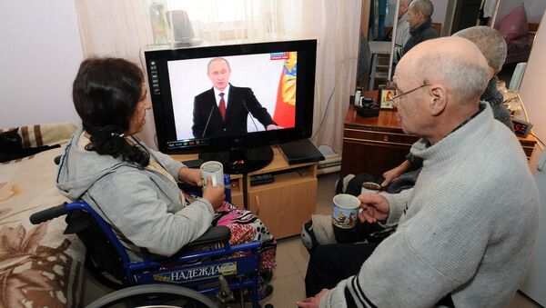 Obraćanje predsednika Rusije Vladimira Putina - Sputnik Srbija