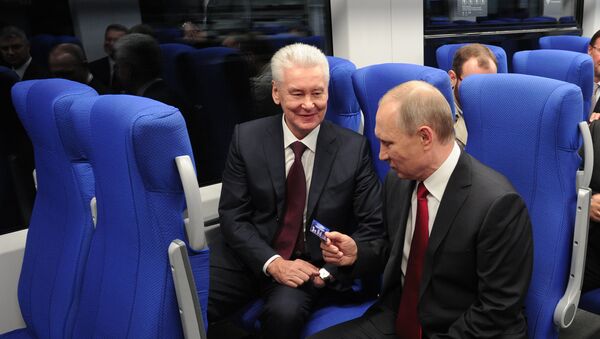 Vladimir Putin u inspekciji moskovskog metroa - Sputnik Srbija