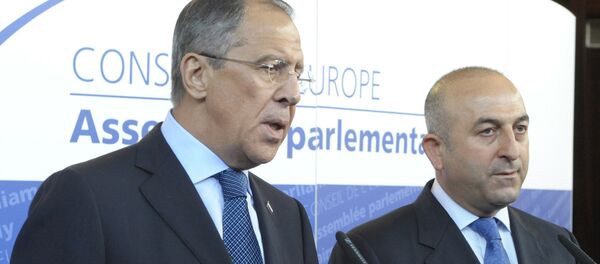 Сергеј Лавров и Мевлут Чавушоглу Сергеј Лавров и Мевлут Чавушоглу - Sputnik Србија