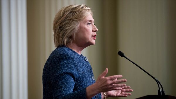 Кандидат Демократске партије за председника САД Хилари Клинтон говори у Њујорку - Sputnik Србија