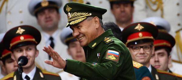 Министар одбране Русије Сергеј Шојгу на затварању Међународног војно-техничког форума Армија 2016. - Sputnik Србија