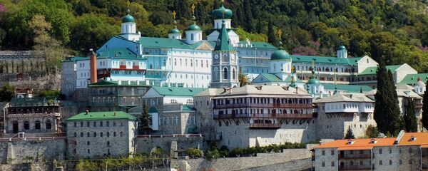 Manastir svetog Pantelejmona na Svetoj Gori - Sputnik Srbija