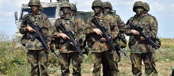 Немачки војници на полигону у Ордруфу. Немачки војници на полигону у Ордруфу. - Sputnik Србија