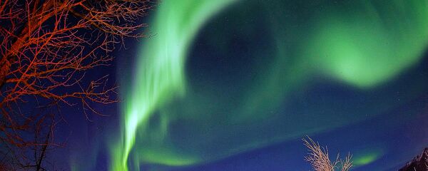 Polarna svetlost na Aljasci. - Sputnik Srbija