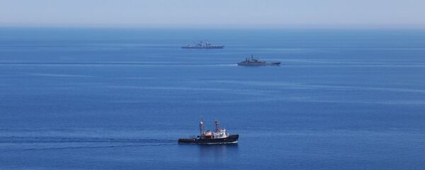 Rusko-kineske vojne vežbe Pomorska saradnja 2015. u Sredozemnom moru. - Sputnik Srbija