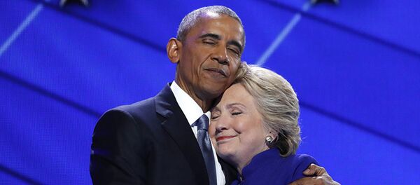 Barak Obama i Hilari Klinton - Sputnik Srbija