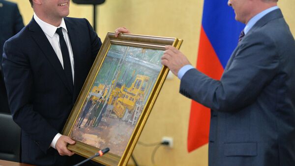 Vladimir Putin i Dmitrij Medvedev - Sputnik Srbija