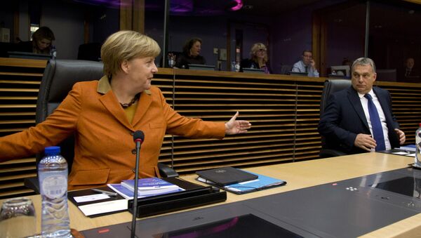Angela Merkel i Viktor Orban - Sputnik Srbija