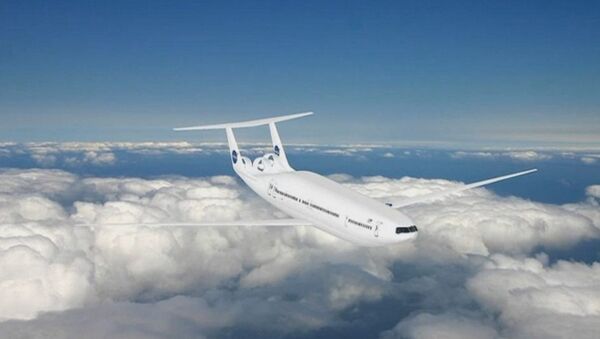 NASA u saradnji sa kompanijom Aurora Flight Sciences i MIT razvija putnički avion D8 „dupli mehur“ sa radikalnim najsavremenijim tehnološkim dizajnom. - Sputnik Srbija