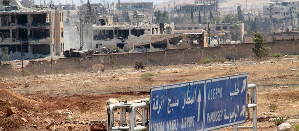 Teritorija vojnih akademija u Alepu Teritorija vojnih akademija u Alepu - Sputnik Srbija