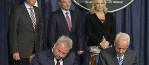 Потписивање споразума о изградњи јединственог диспечерског центра за Железнице Србије. - Sputnik Србија