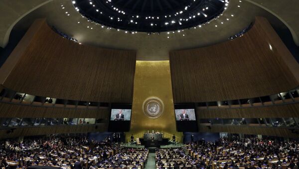 Predsednik SAD Barak Obama govori na 71. zasedanju Generalne skupštine UN - Sputnik Srbija