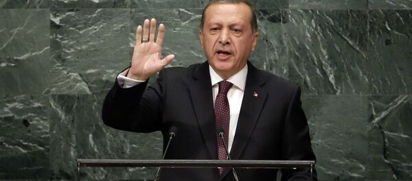 Председник Турске Реџеп Тајип Ердоган говори на 71. заседању Генералне скупштине УН - Sputnik Србија