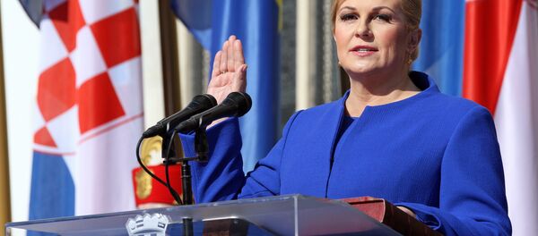 Kolinda Grabar Kitarović, predsednica Hrvatske Kolinda Grabar Kitarović, predsednica Hrvatske - Sputnik Srbija