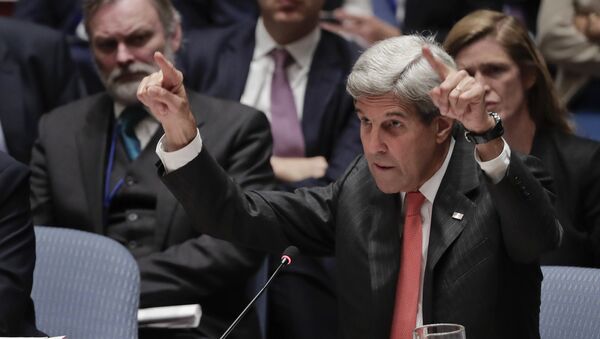 Амерички државни секретар Џон Кери на заседању Савета безбедности УН у Њујорку - Sputnik Србија
