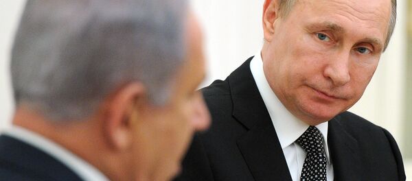 Бењамин Нетанијаху и Владимир Путин Бењамин Нетанијаху и Владимир Путин - Sputnik Србија