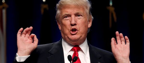 Републикански кандидат за председника САД Доналд Трамп говори на 138. Генералној конференцији Асоцијације националне гарде у Балтимору Републикански кандидат за председника САД Доналд Трамп говори на 138. Генералној конференцији Асоцијације националне гарде у Балтимору - Sputnik Србија