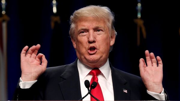 Republikanski kandidat za predsednika SAD Donald Tramp govori na 138. Generalnoj konferenciji Asocijacije nacionalne garde u Baltimoru - Sputnik Srbija