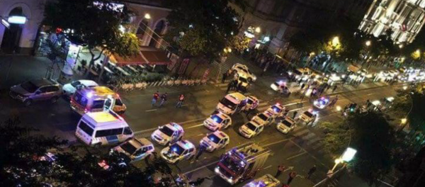 Место експлозије у Будимпешти - Sputnik Србија