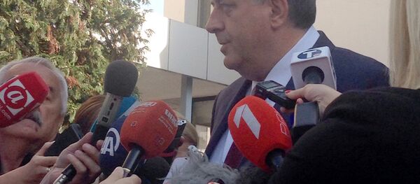 Milorad Dodik nakon glasanja na refrendumu - Sputnik Srbija