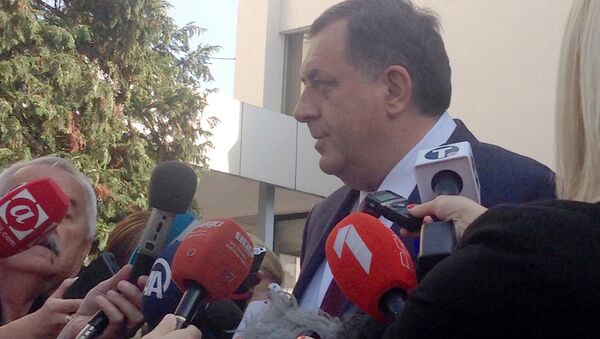 Milorad Dodik nakon glasanja na refrendumu - Sputnik Srbija