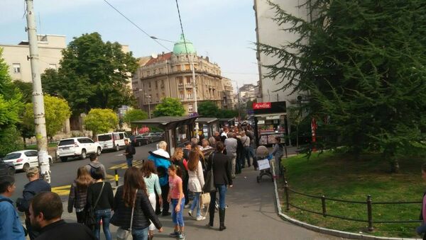 Red za glasanje na referendumu o Danu Republike Srpske u Beogradu - Sputnik Srbija