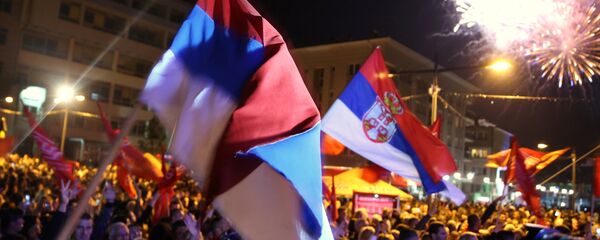 Slavlje u Banjaluci posle referenduma - Sputnik Srbija