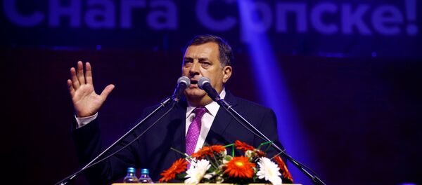 Председник Републике Српске Милорад Додик на слављу после референдима у РС - Sputnik Србија