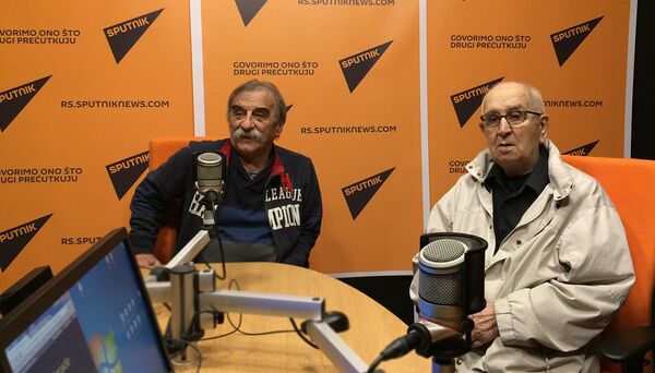 Ljubiša Ristić i Puriša Đorđević Ljubiša Ristić i Puriša Đorđević - Sputnik Srbija
