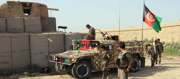 Национална гарда Авганистана на еместу где је убијено 12 војника у Кундузу - Sputnik Србија