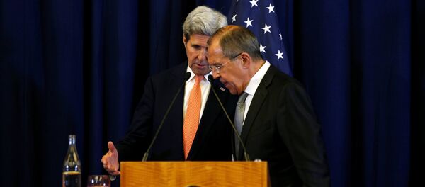 Sergej Lavrov i Džon Keri Sergej Lavrov i Džon Keri - Sputnik Srbija