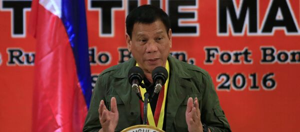 Predsednik Filipina Rodrigo Duterte - Sputnik Srbija